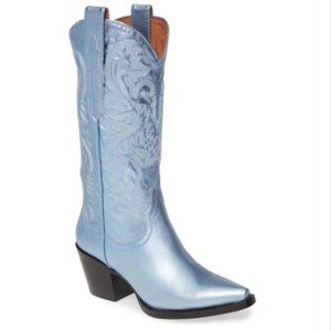 Jeffrey Campbell Blue Heeled Boots